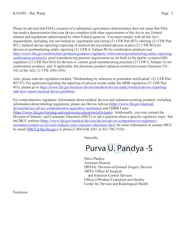 K220381 Letter from FDA LaserTell 02